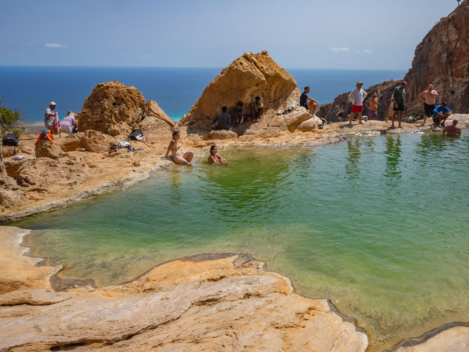 Homhil infinity pool, Сокотра