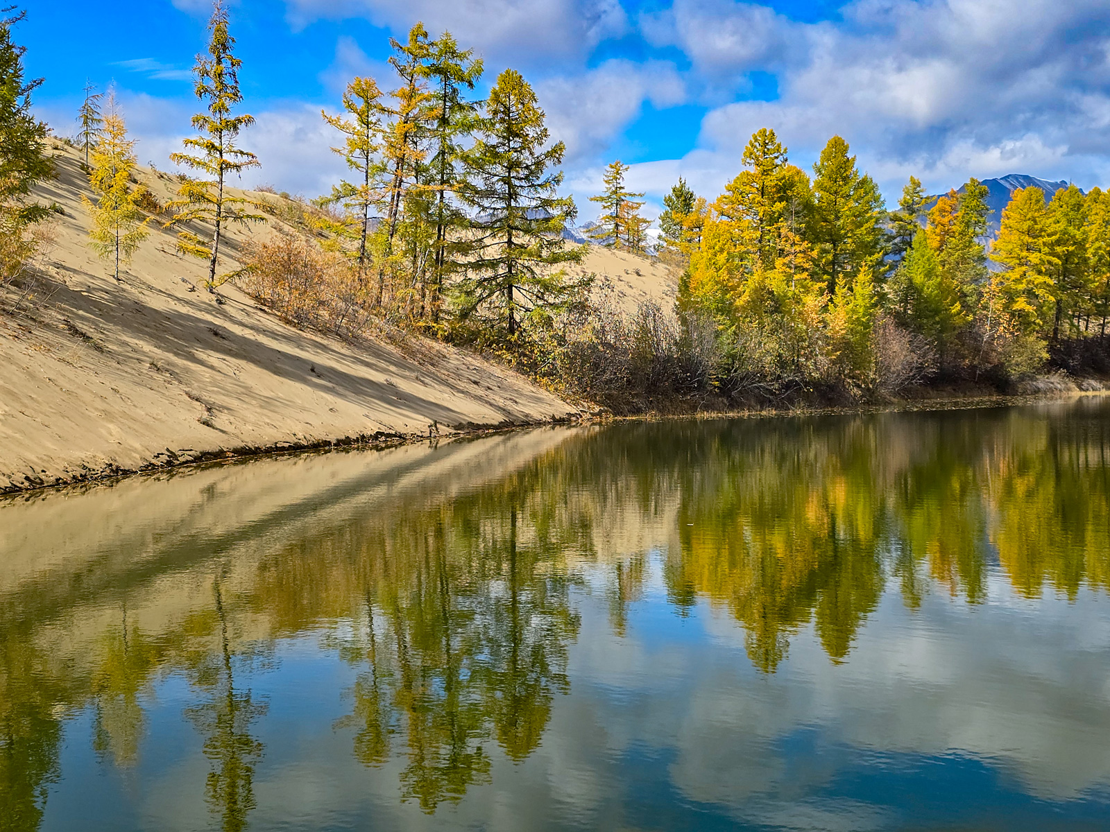Озеро Аленушка, Чарские пески