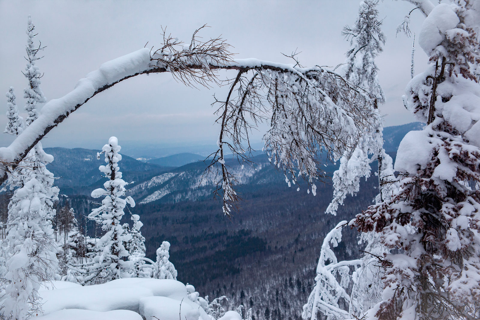 На вершине горы Башкирия