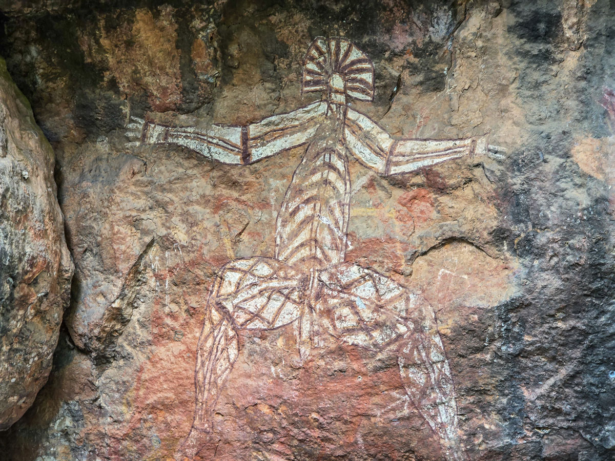 Наскальный рисунок австралийских аборигенов